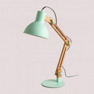 Table Lamp Deyan Green Opal Mousse - Sklum