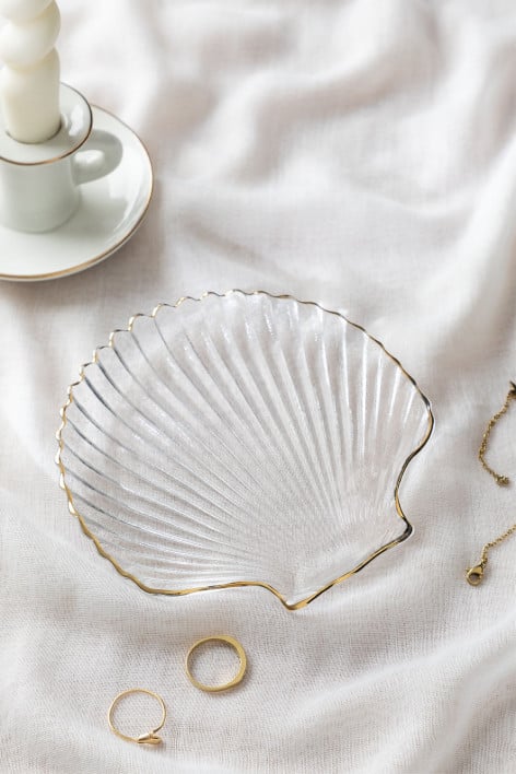 Virna glass catchall tray