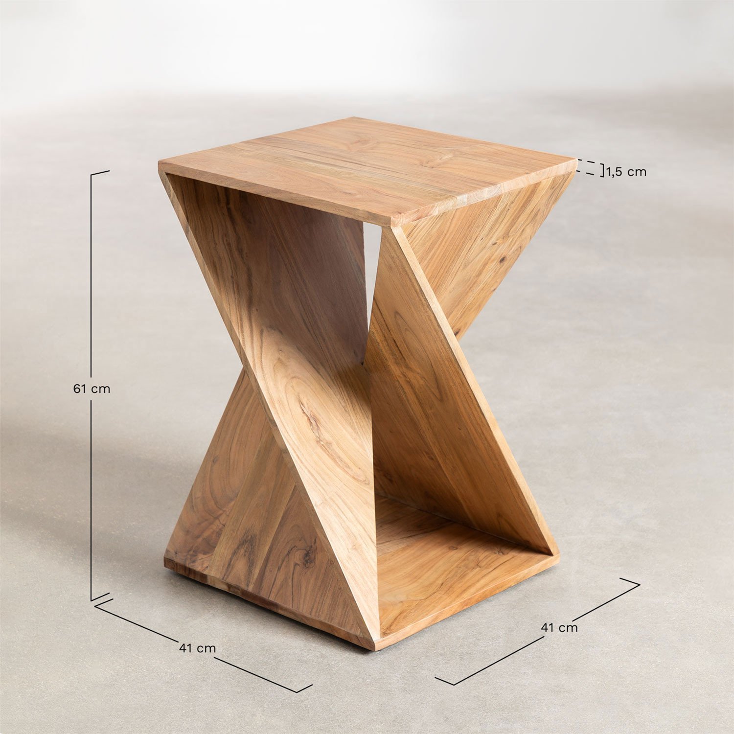 Acacia Wood Side Table Gorvea - SKLUM
