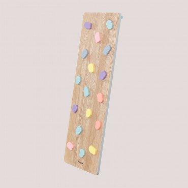 Pyqer Colors Kids Learning Climbing Wall Ramp Multicolour Soft - Sklum