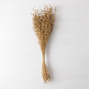 Bairad Decorative Dried Flower Bouquet Brown Wheat - Sklum