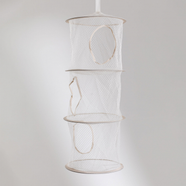 3 Levels Hanging Mesh Net Daysi Kids Beige Nature - Sklum