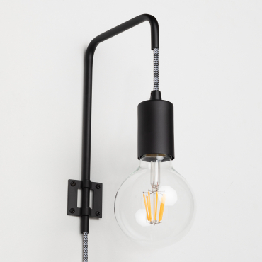 Alli Wall Lamp Black - Sklum