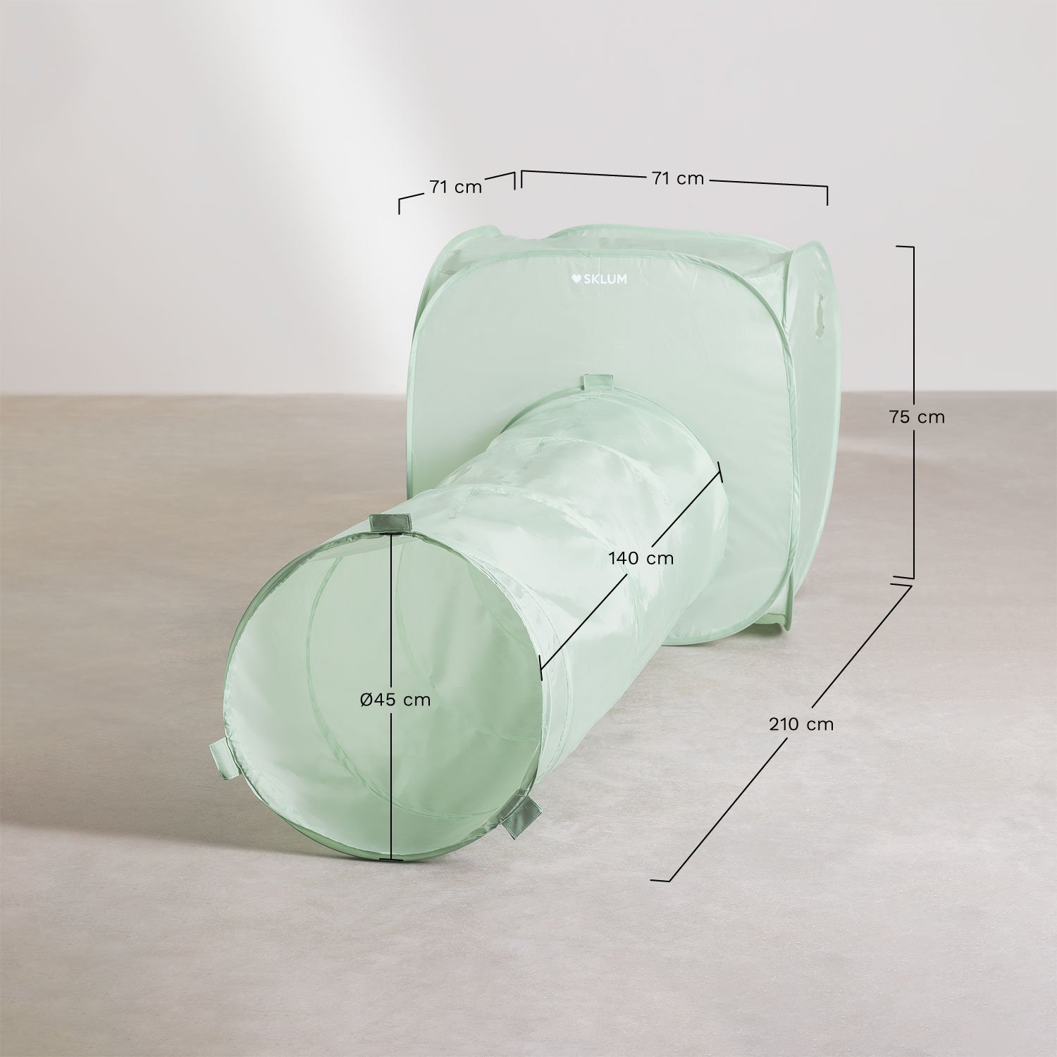 Play Tunnel Izola Kids , MEASURES