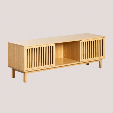 Albin Bamboo Tv Cabinet 150x40 Cm Bamboo - Sklum