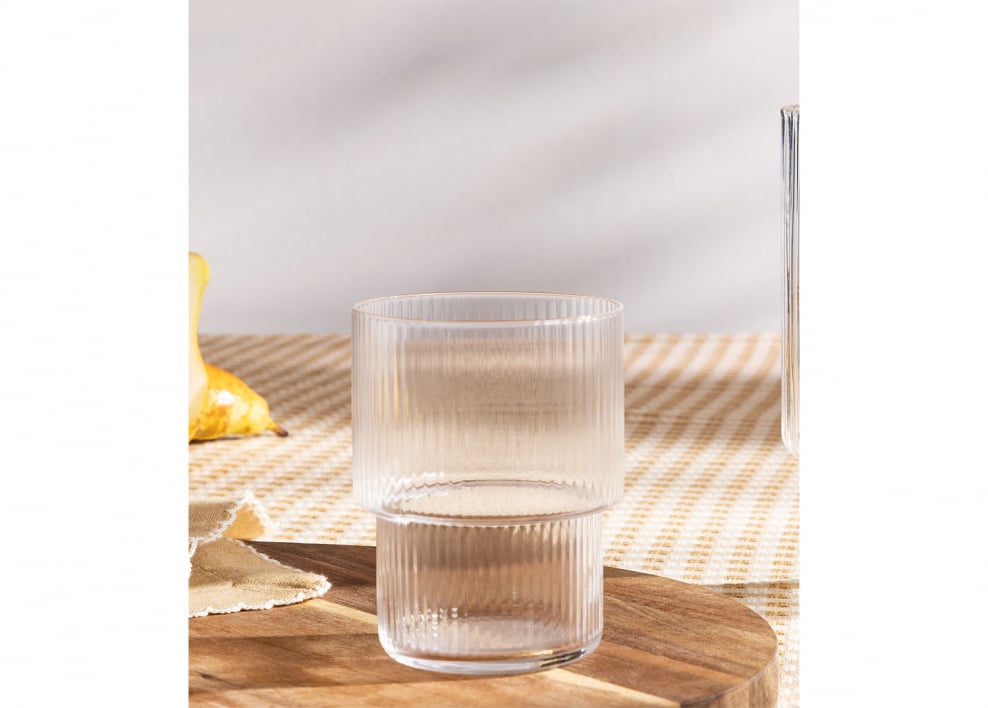 Pack of 4 Glasses of 22 cl Yulia - Clear