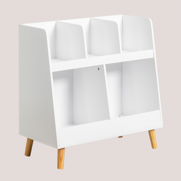 Tom Kids Mdf Compartment Shelves White - Sklum