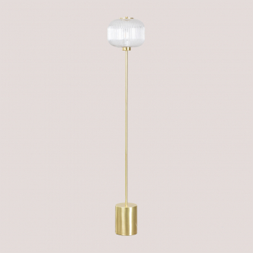 Glass Floor Lamp Kaliner Clear - Sklum