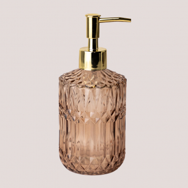Glass Soap Dispenser Ovie Pink - Sklum