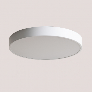 Cosmin Iron Led Ceiling Light Ø40 Cm White - Sklum
