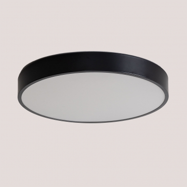 Led Ceiling Light (ø40 Cm) Cosmin Black - Sklum