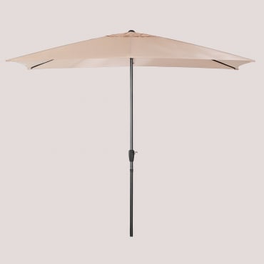 Fabric And Aluminum Parasol (200x300 Cm) Itzal Light Make Up - Sklum
