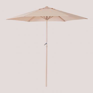Parasol Ø235 Cm In Jaden Fabric Light Make Up - Sklum
