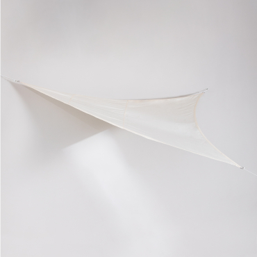 Urujula Triangular Sail Awning Gardenia White - Sklum