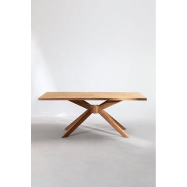 Rectangular Wooden Dining Table (190x100 cm) Jal - SKLUM