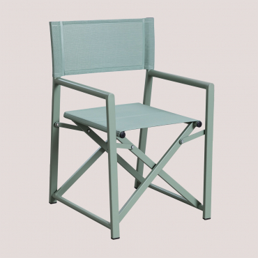 Xarba Folding Director's Chair For Garden Celadon Green - Sklum