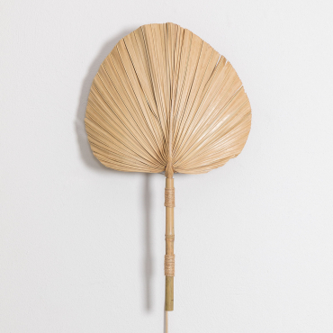Bamboo Wall Lamp Pruyans Natural - Sklum