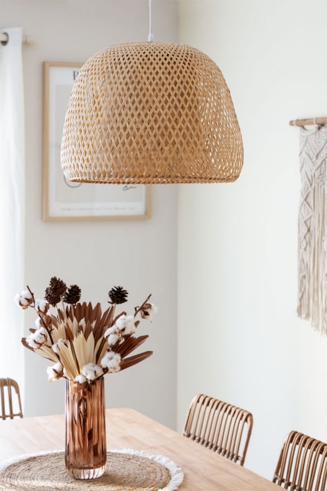 Bamboo Ceiling Lamp Ø45 cm Debi