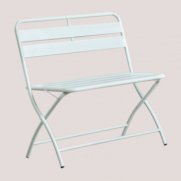 Janti 90 Cm Folding Garden Bench Iceberg - Sklum