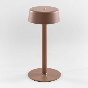 Cordless Led Table Lamp Marcia Terracota - Sklum
