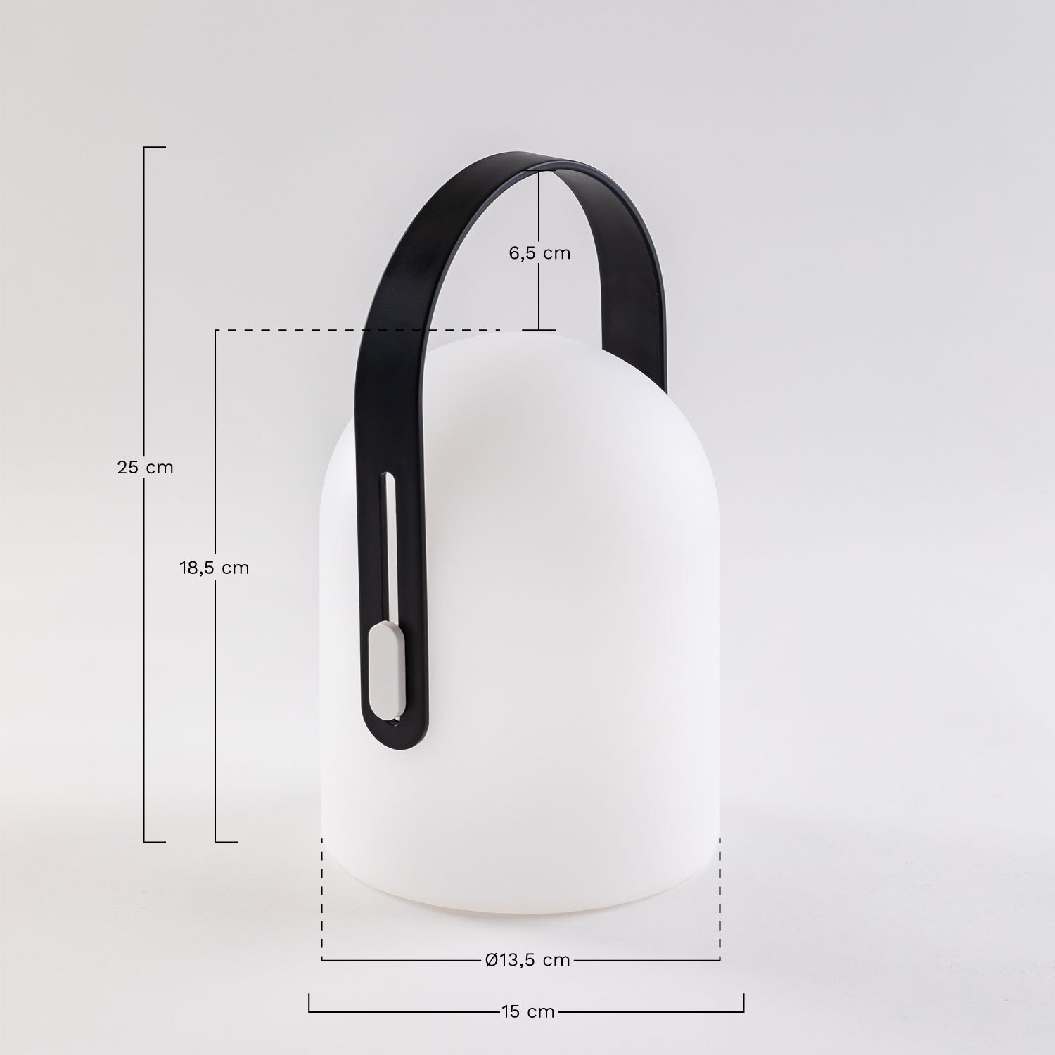 Dalmira Wireless LED Table Lamp, MEASURES