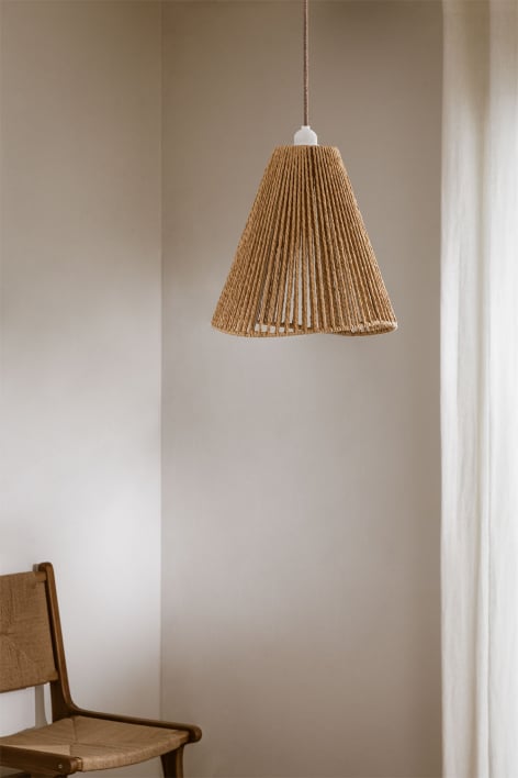 Braided Paper Lampshade for Ceiling Lamp Gertxen