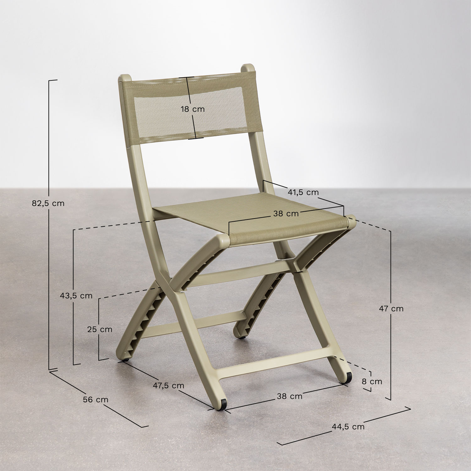 Folding Garden Chair Clarke SKLUM