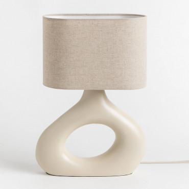 Table Lamp Eiverts Gardenia White & ↑41 Cm - Sklum