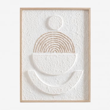 Carsten Embossed Decorative Picture (45x60 Cm) A - Sklum