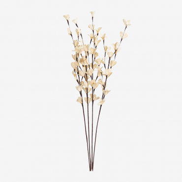 Pack Of 4 Iliyan Decorative Dried Branches Natural Colors - Sklum