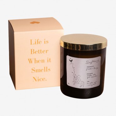 Zodiac Collection Pack Of 4 Scented Candles White & Sagittarius - Sklum