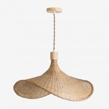 Chaifer Bamboo Ceiling Lamp Natural - Sklum