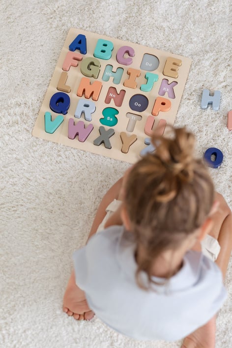 Wooden Letters' Puzzle Zetin Kids