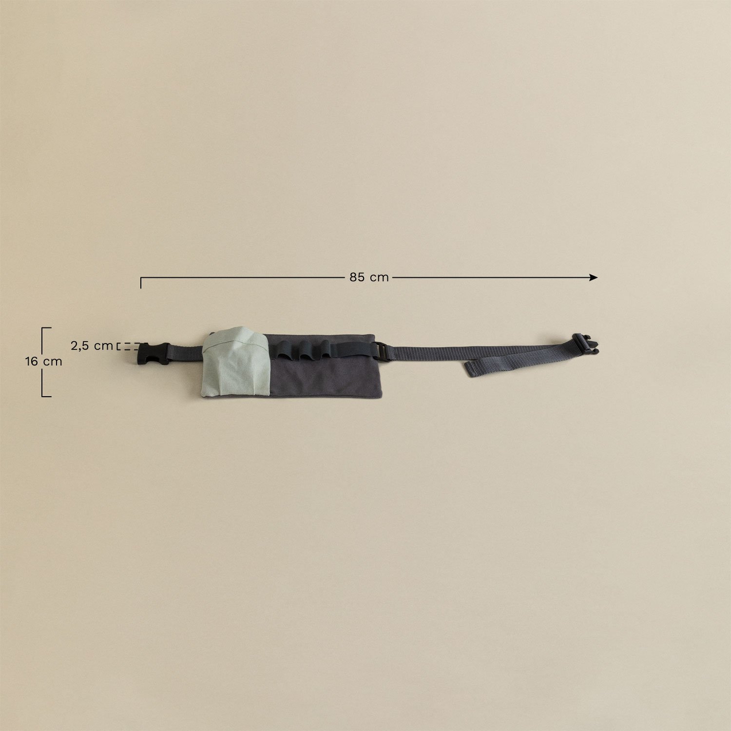 Jonny Kids wooden tool belt , MEASURES