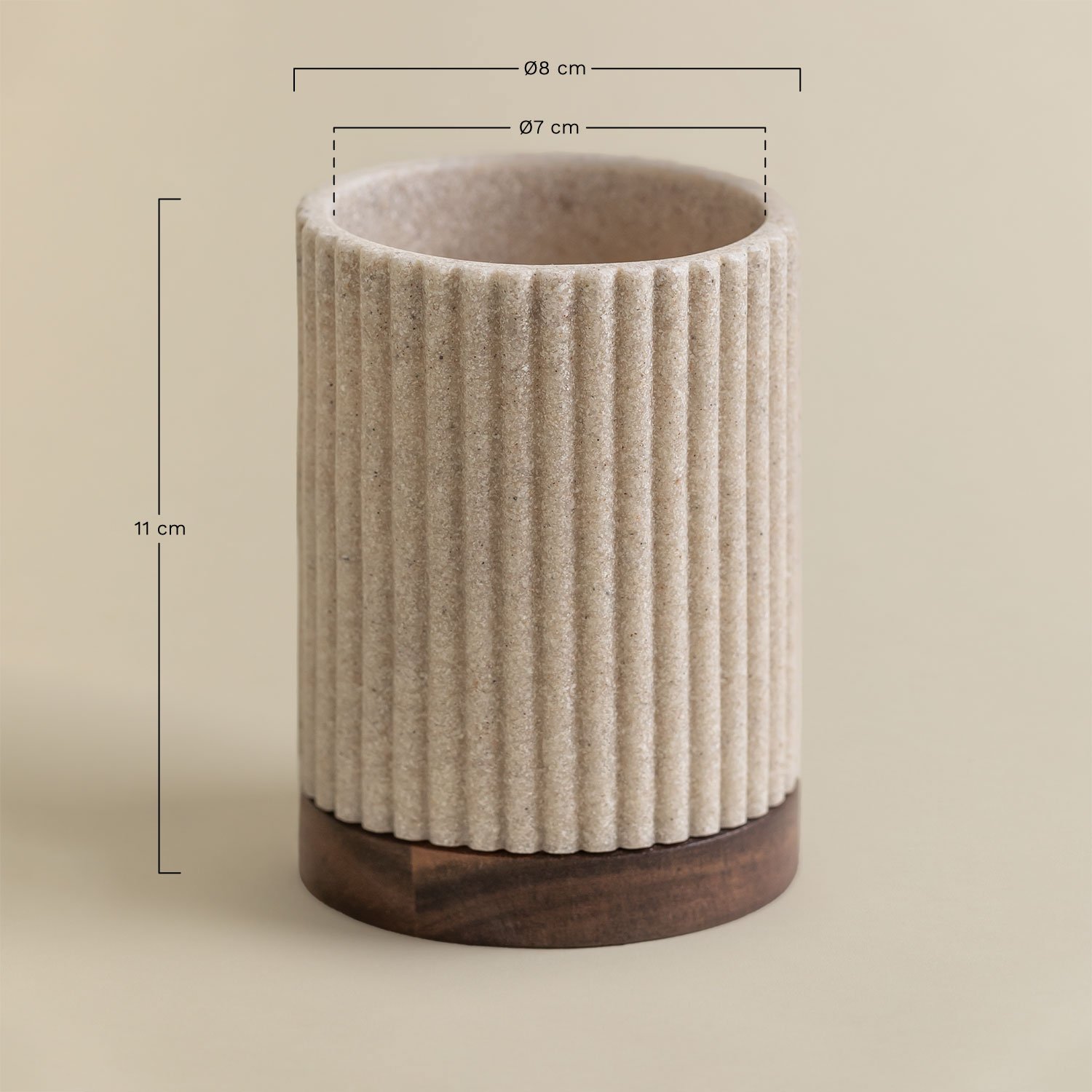 Wassila Toothbrush Holder, MEASURES