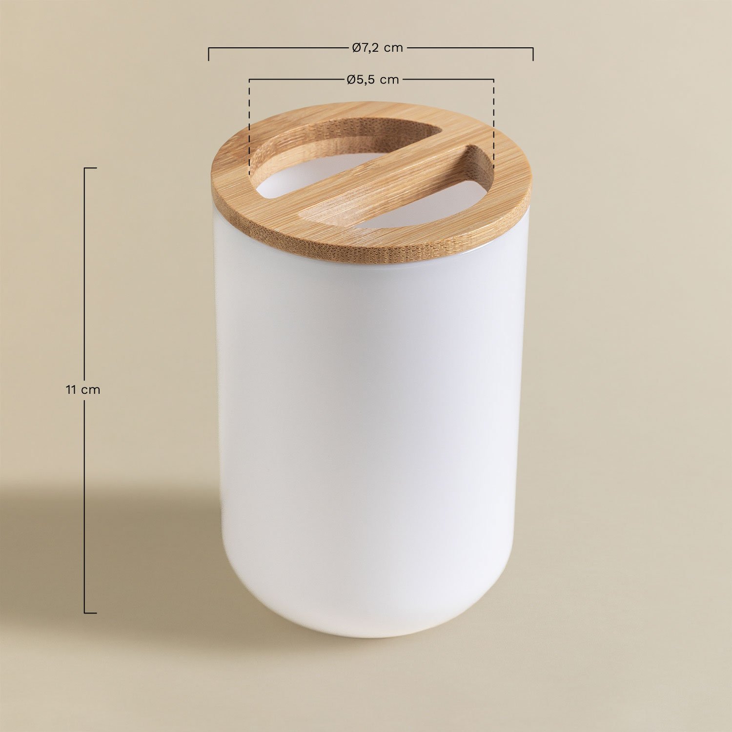 Odysseus's brush holder , MEASURES