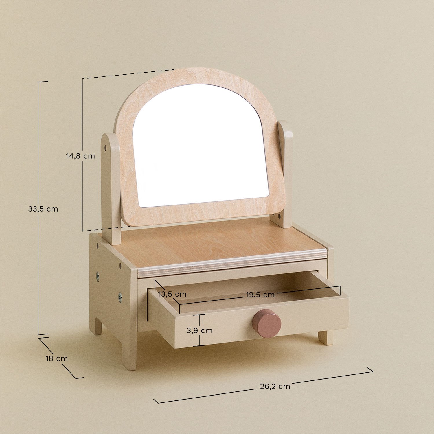 Talia Kids Wooden Dressing Table SKLUM