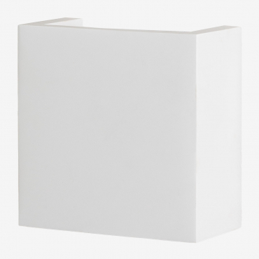 Gadea Plaster Led Wall Light White - Sklum