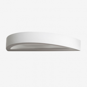 Bertina Plaster Led Wall Sconce White - Sklum