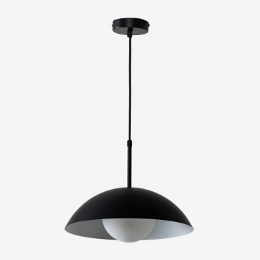 Javiane Metal Ceiling Lamp Black - Sklum