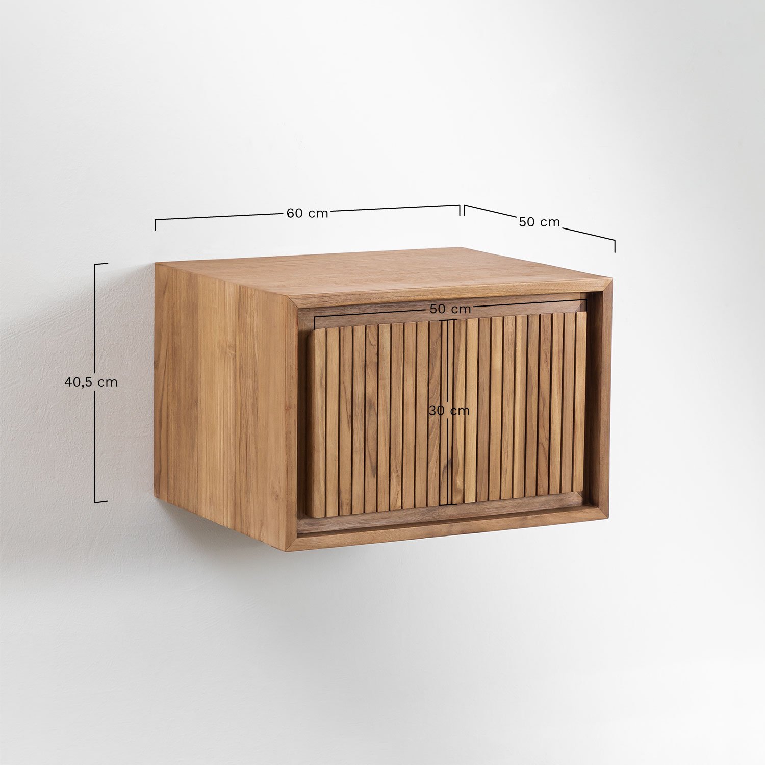 Melvil teak wallmounted bathroom SKLUM