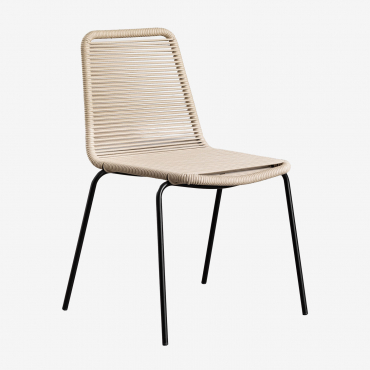 Mileyd Stackable Dining Chair Natural - Sklum