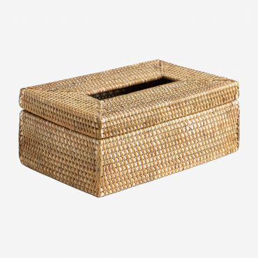 Rattan Tissue Box Resende Natural - Sklum