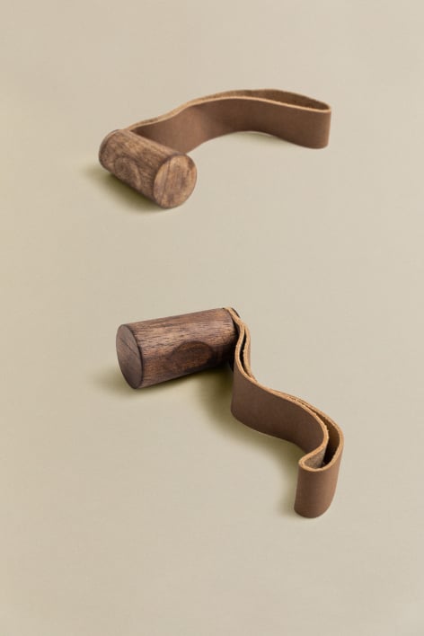 Set of 2 handles in Niena mango wood