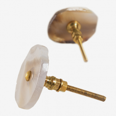 Set Of 2 Pulls Agata Ameg Natural - Sklum