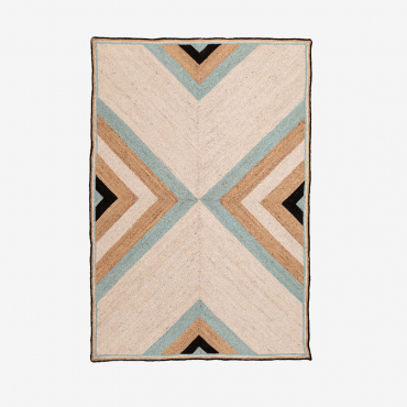 Natural Jute Rug (246 X 160 Cm) Saina Jute - Sklum