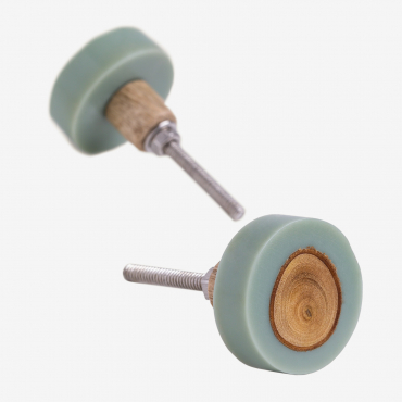 Set Of 2 Dayna Pullers Celadon Mousse - Sklum