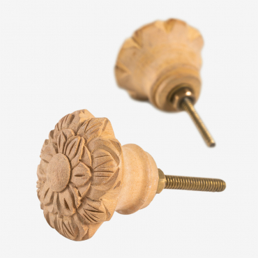 Set Of 2 Greta Wooden Handles Natural - Sklum