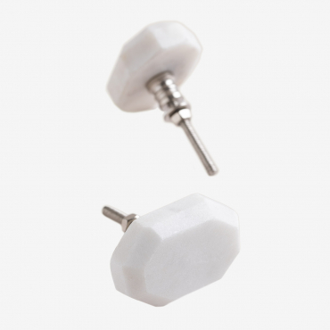Set De 2 Pulls Bintu White Marble - Sklum