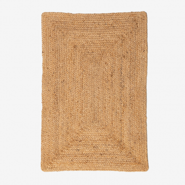 Natural Jute Doormat (90x60 Cm) Airo Jute - Sklum